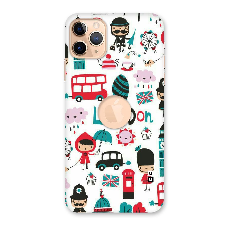 Double Decker Back Case for iPhone 11 Pro Max Logo Cut