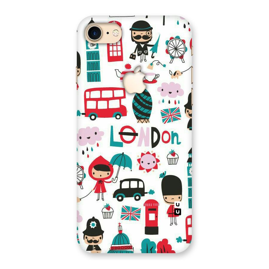 Double Decker Back Case for iPhone 7 Apple Cut
