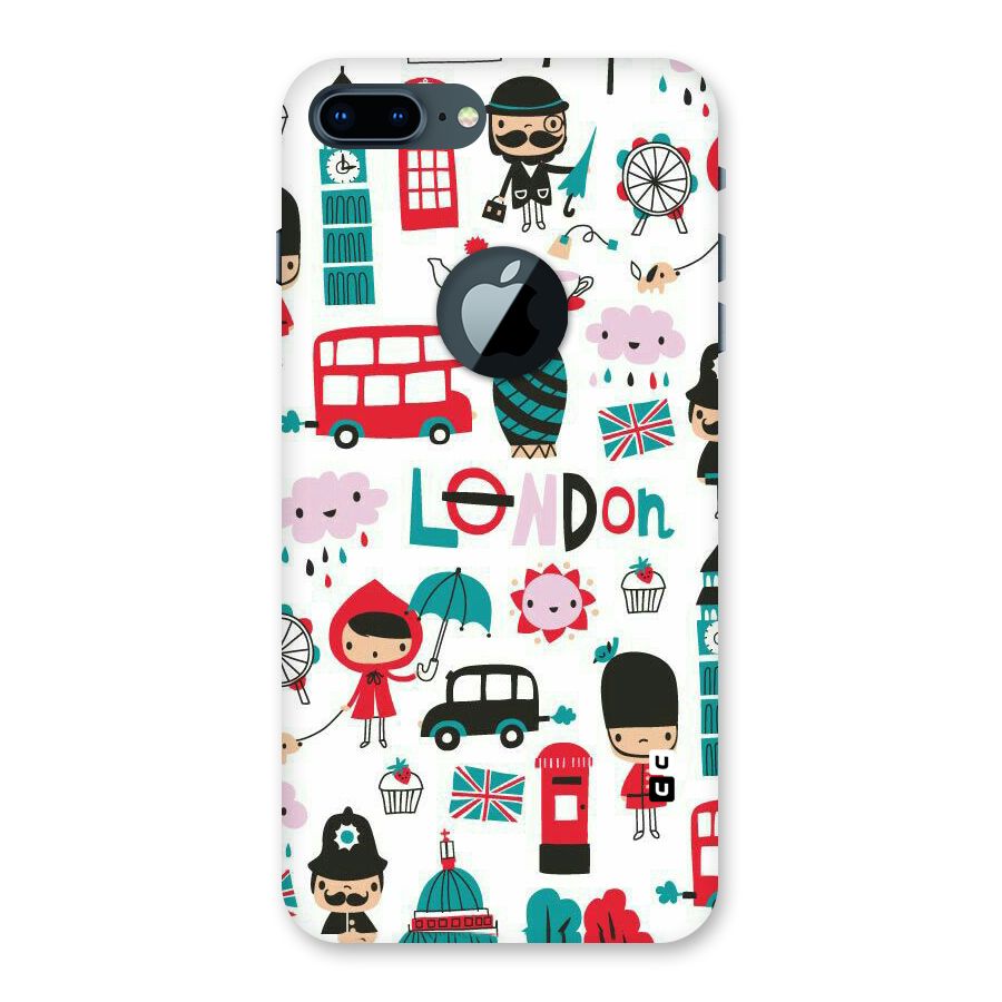 Double Decker Back Case for iPhone 7 Plus Logo Cut