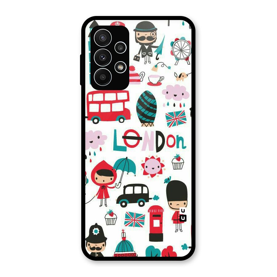 Double Decker Glass Back Case for Galaxy A23