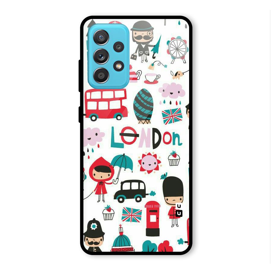 Double Decker Glass Back Case for Galaxy A52