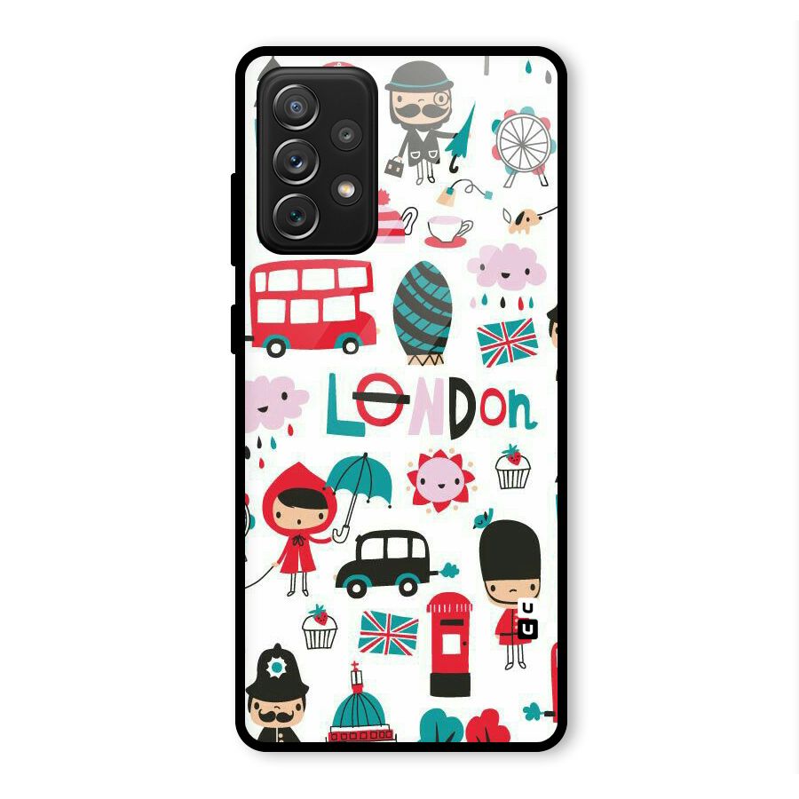Double Decker Glass Back Case for Galaxy A72