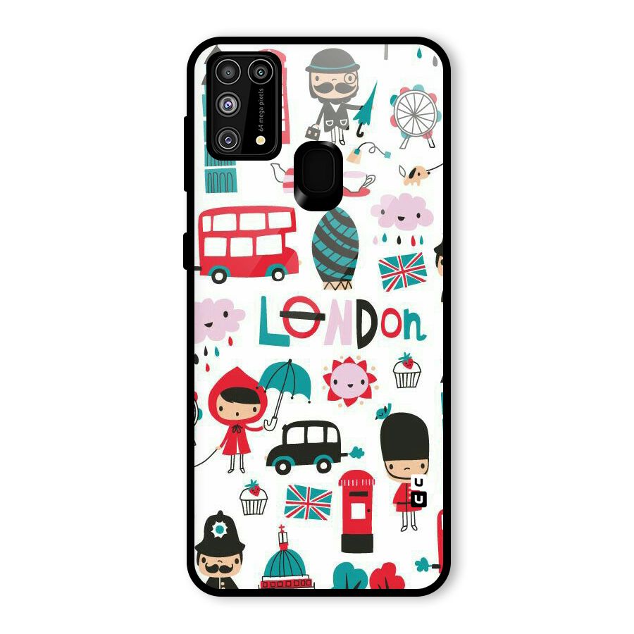 Double Decker Glass Back Case for Galaxy F41