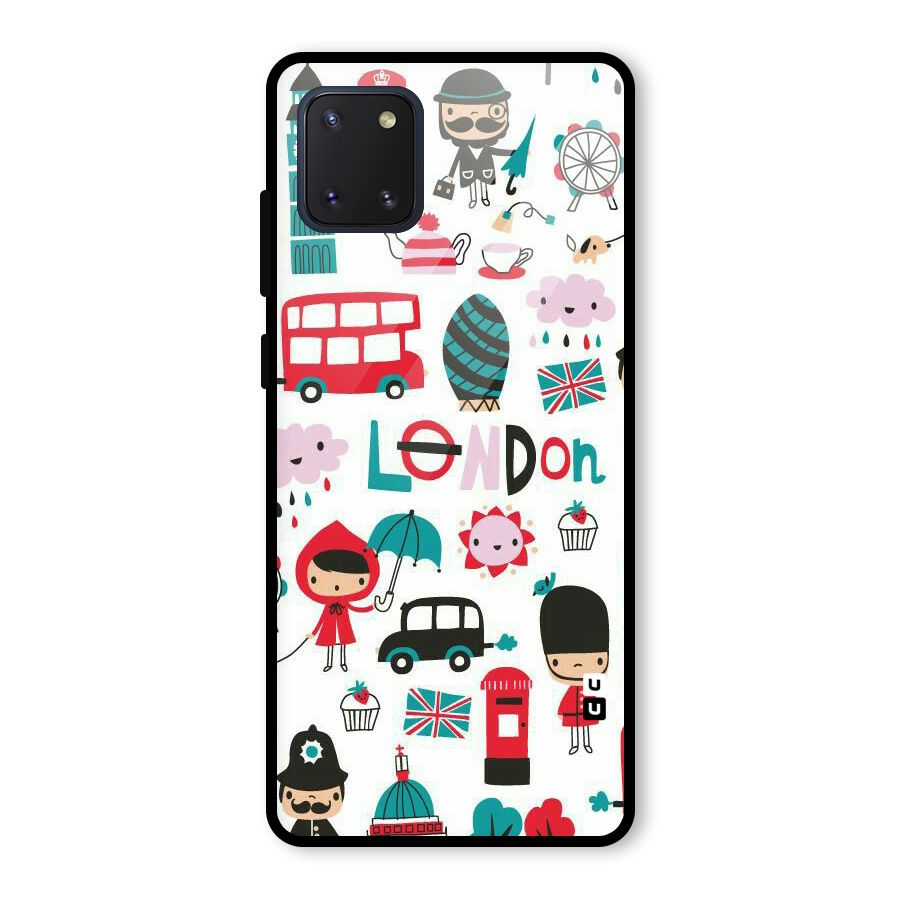 Double Decker Glass Back Case for Galaxy Note 10 Lite