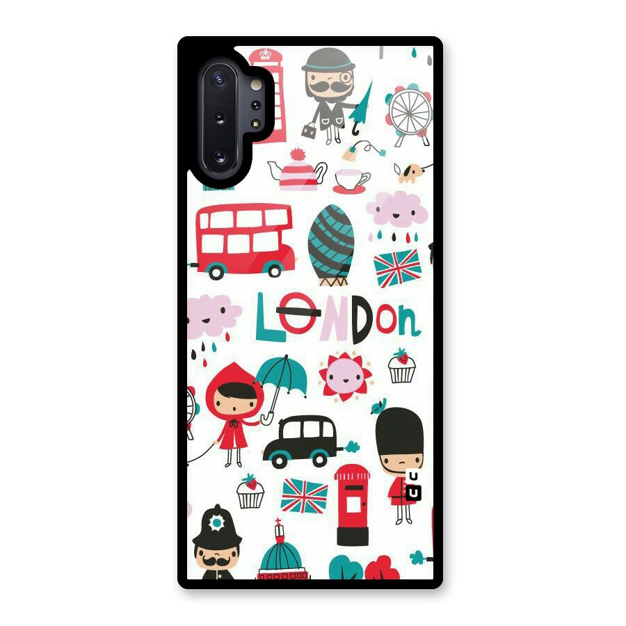 Double Decker Glass Back Case for Galaxy Note 10 Plus
