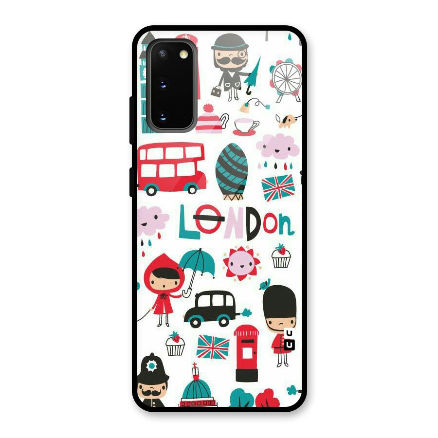 Double Decker Glass Back Case for Galaxy S20