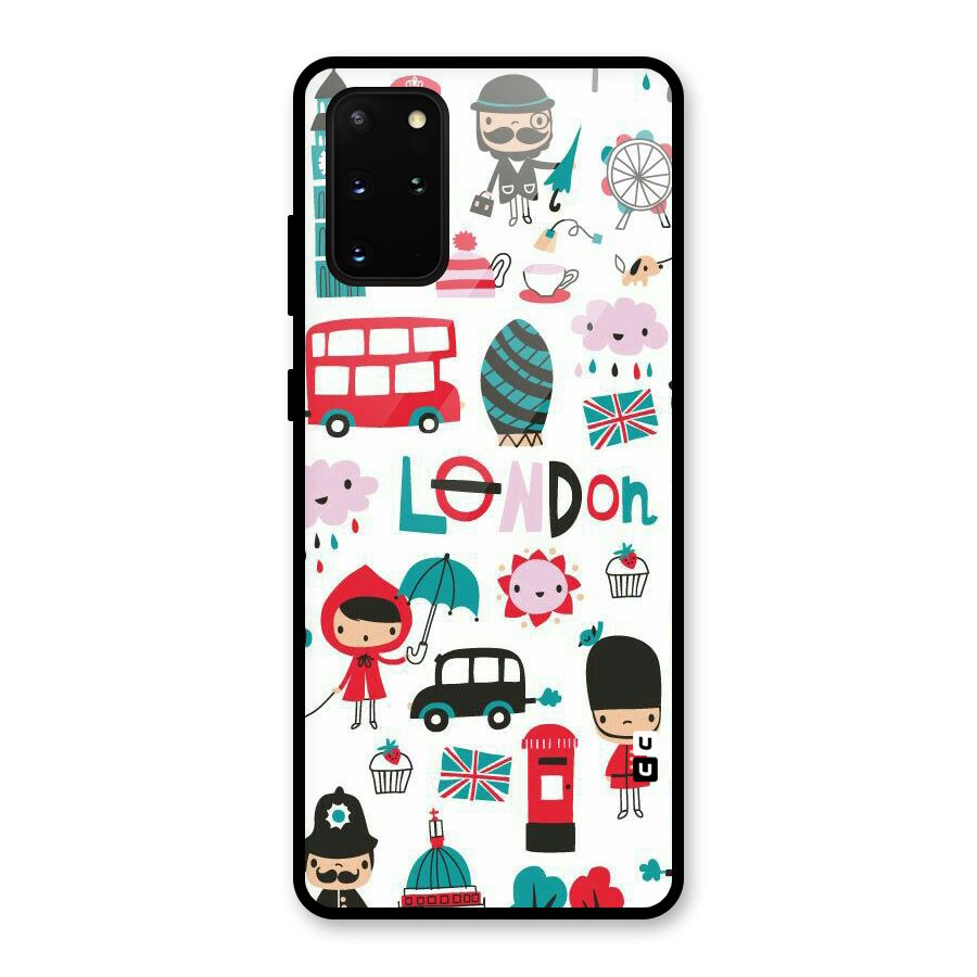Double Decker Glass Back Case for Galaxy S20 Plus
