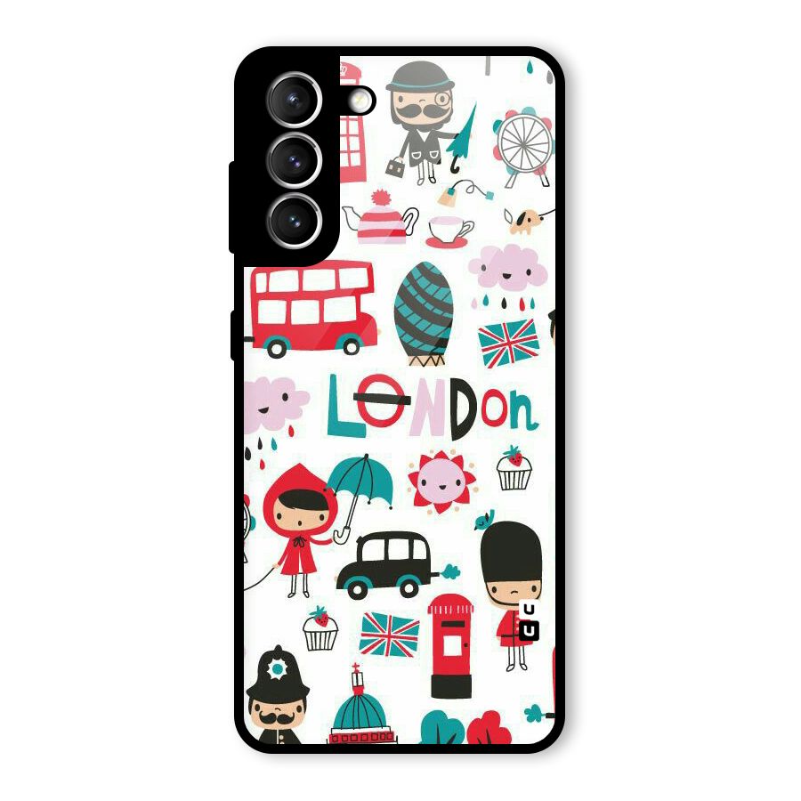 Double Decker Glass Back Case for Galaxy S21 5G