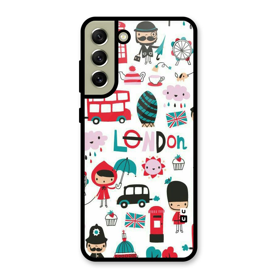 Double Decker Glass Back Case for Galaxy S21 FE 5G