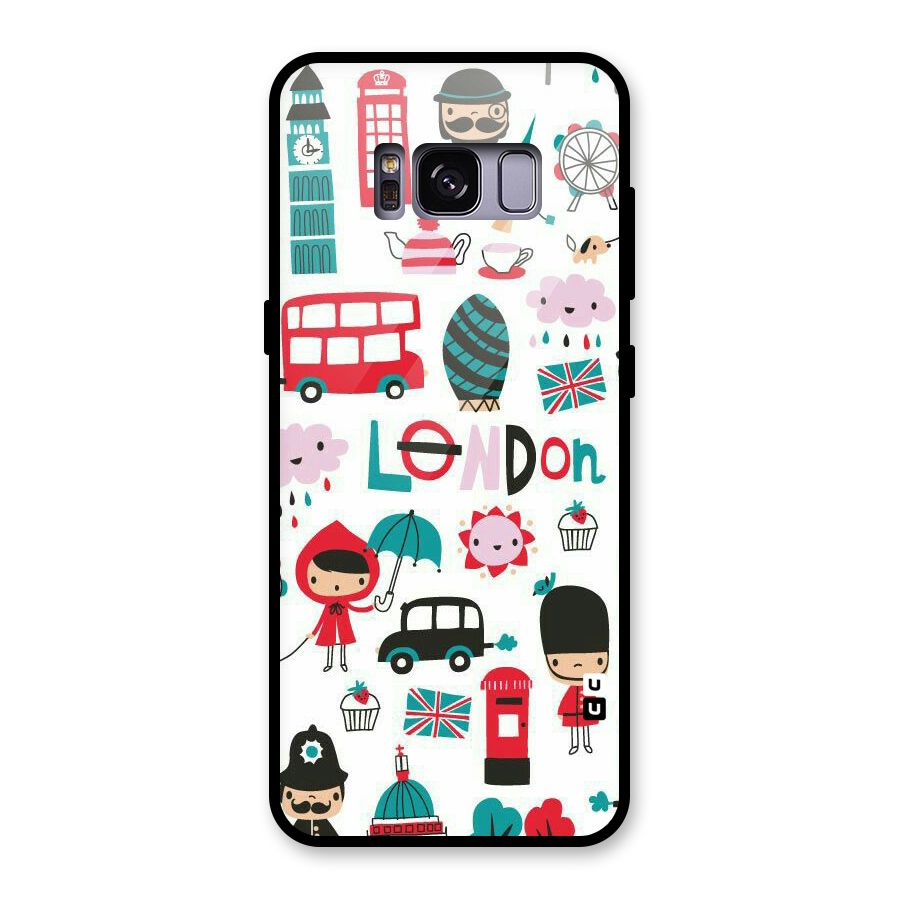 Double Decker Glass Back Case for Galaxy S8