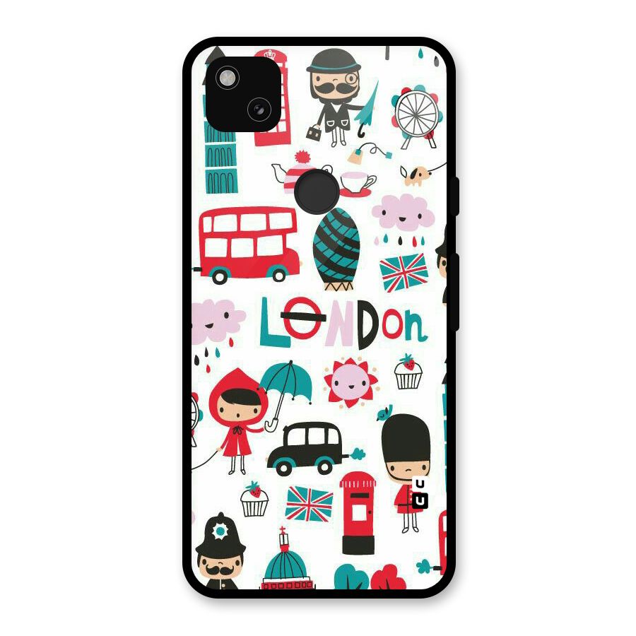 Double Decker Glass Back Case for Google Pixel 4a