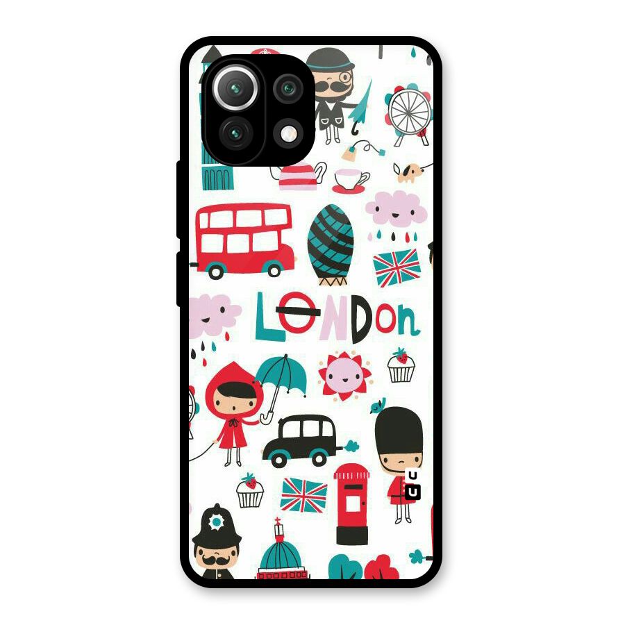 Double Decker Glass Back Case for Mi 11 Lite NE 5G