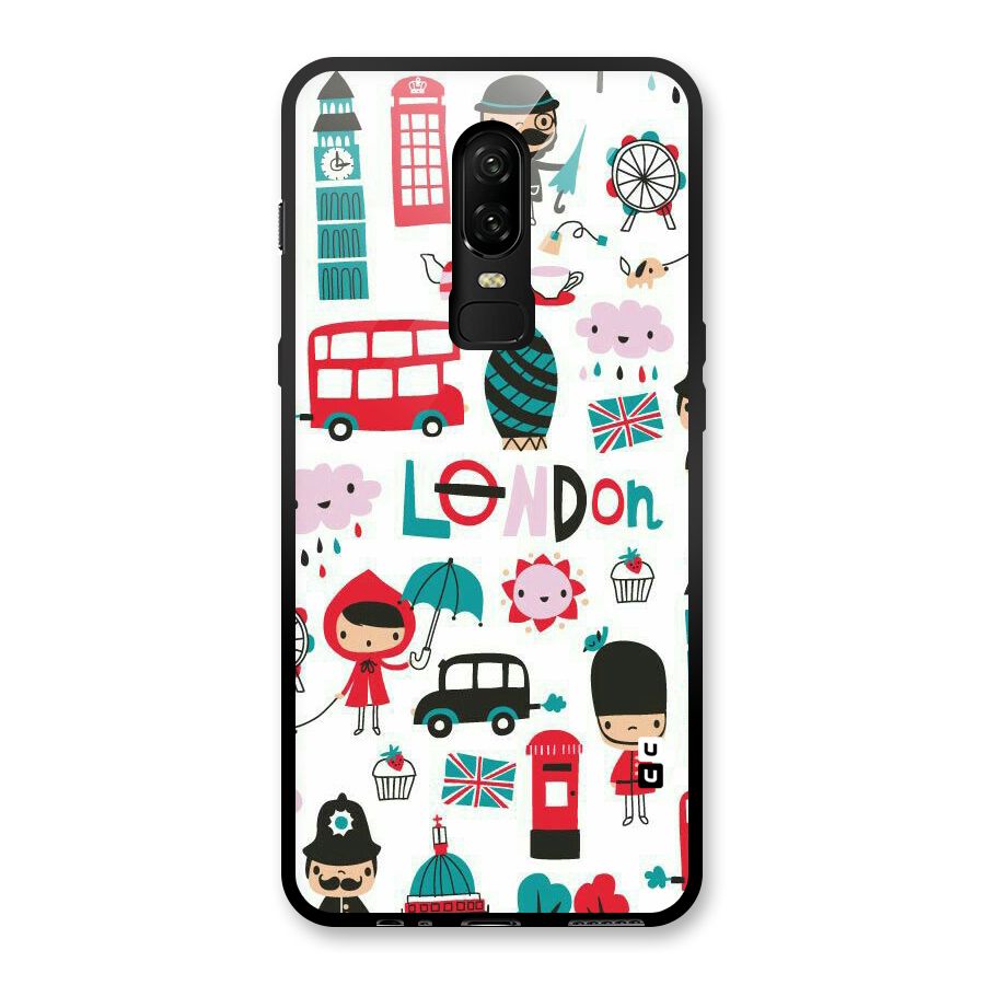 Double Decker Glass Back Case for OnePlus 6