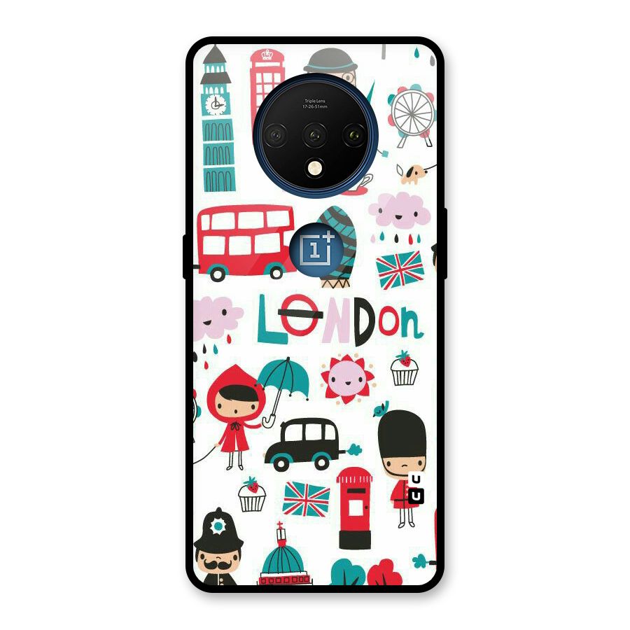 Double Decker Glass Back Case for OnePlus 7T