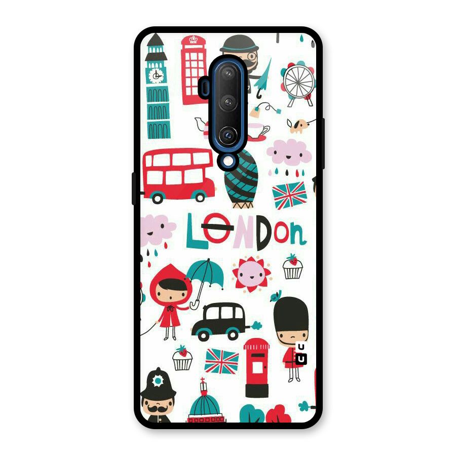 Double Decker Glass Back Case for OnePlus 7T Pro