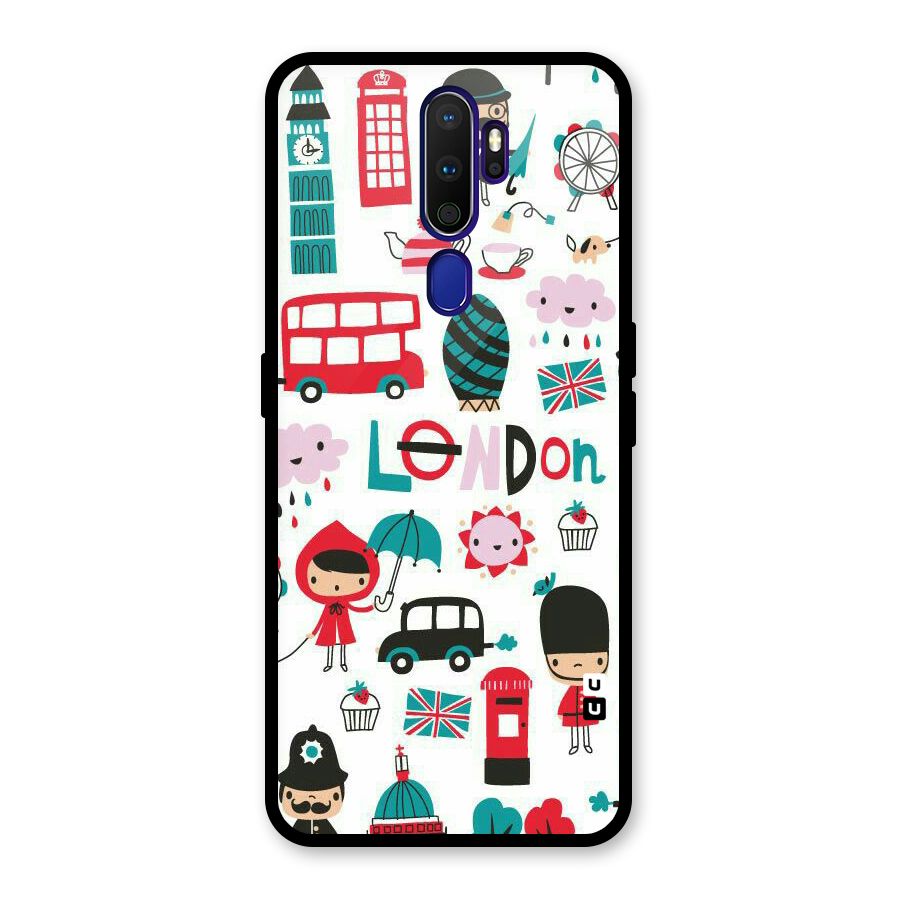 Double Decker Glass Back Case for Oppo A9 (2020)