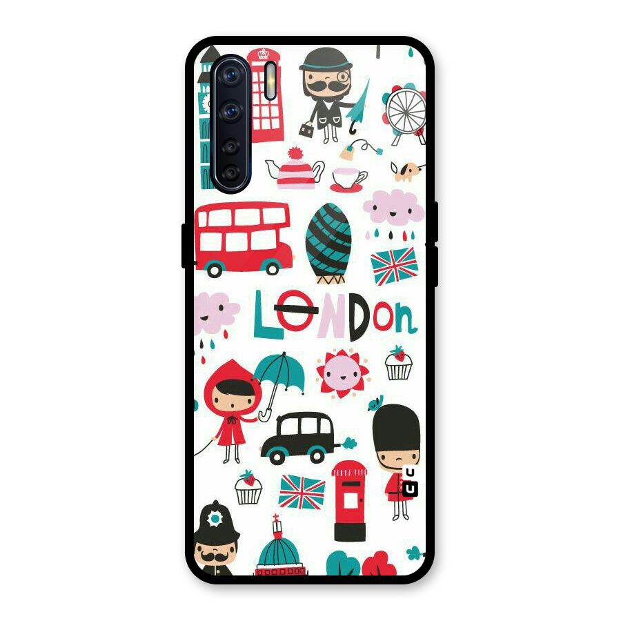 Double Decker Glass Back Case for Oppo F15