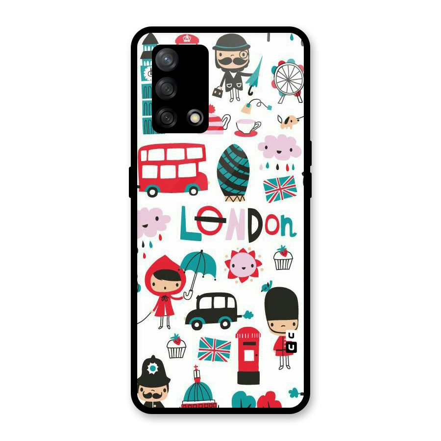 Double Decker Glass Back Case for Oppo F19
