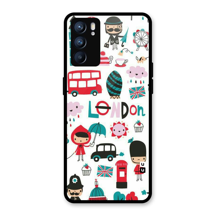 Double Decker Glass Back Case for Oppo Reno6 5G