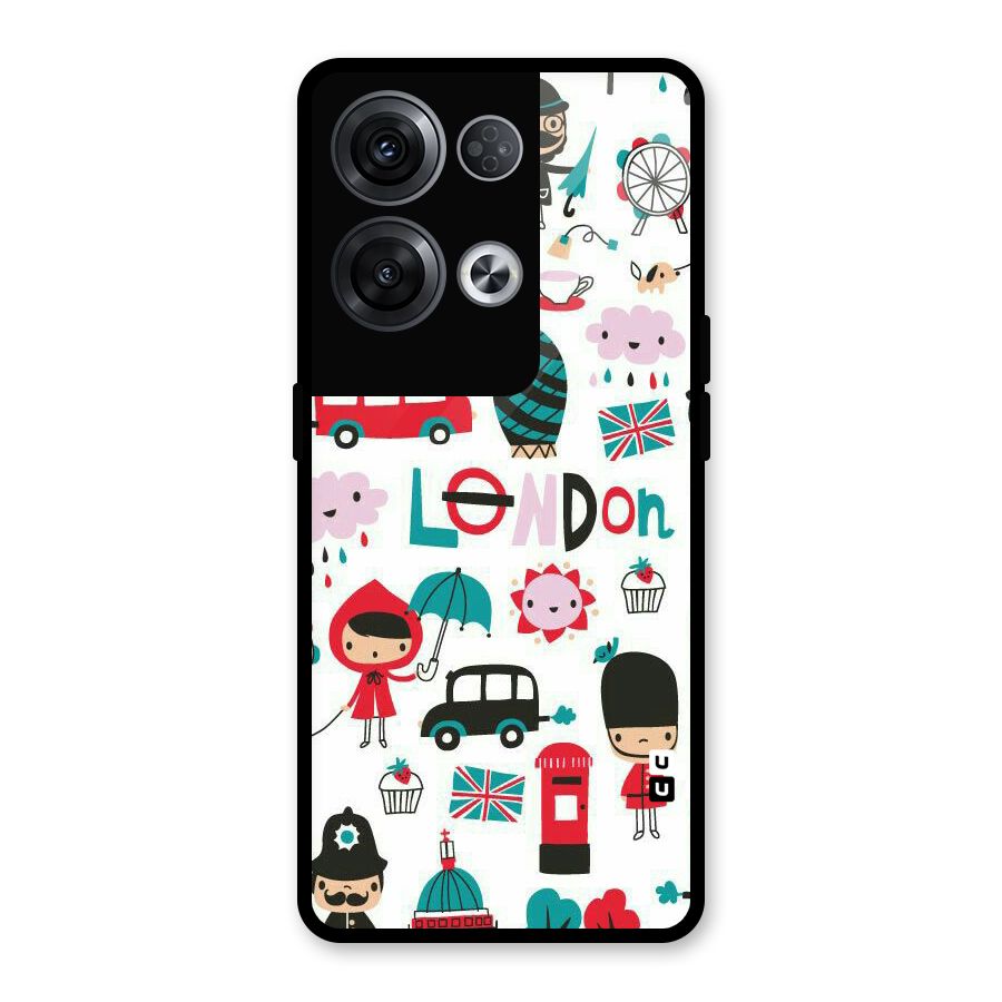 Double Decker Glass Back Case for Oppo Reno8 Pro 5G