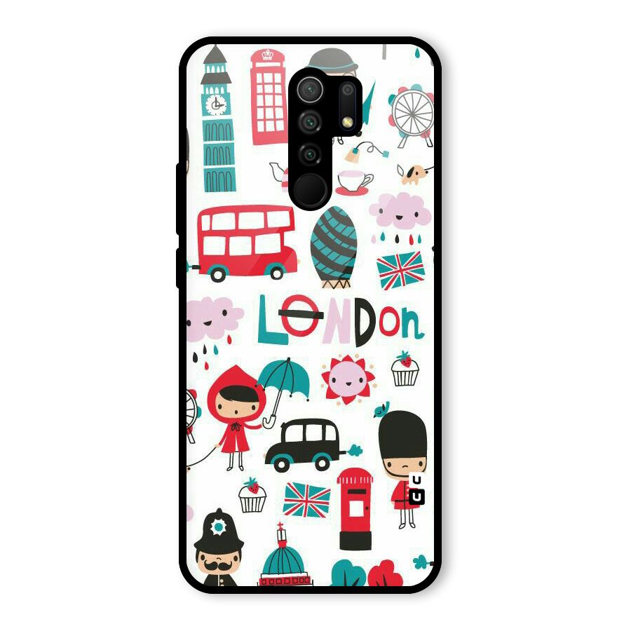 Double Decker Glass Back Case for Poco M2