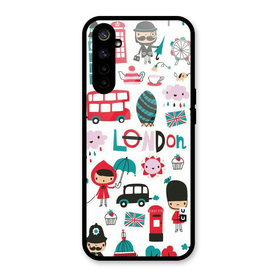 Double Decker Glass Back Case for Realme 6i