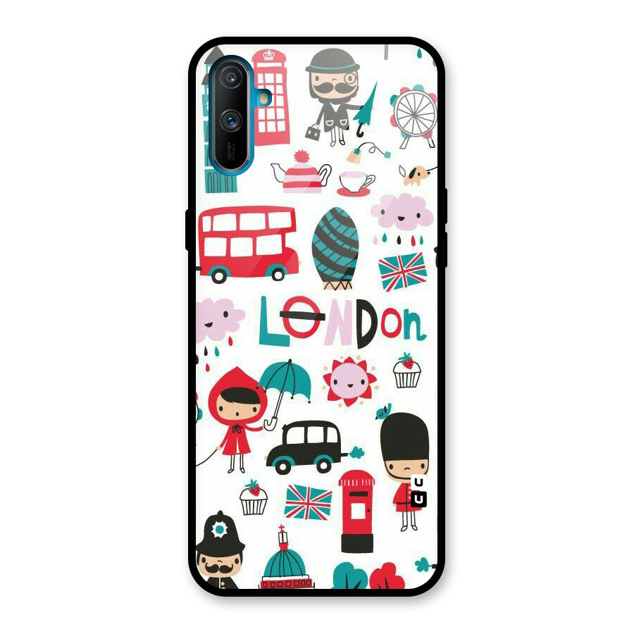 Double Decker Glass Back Case for Realme C3