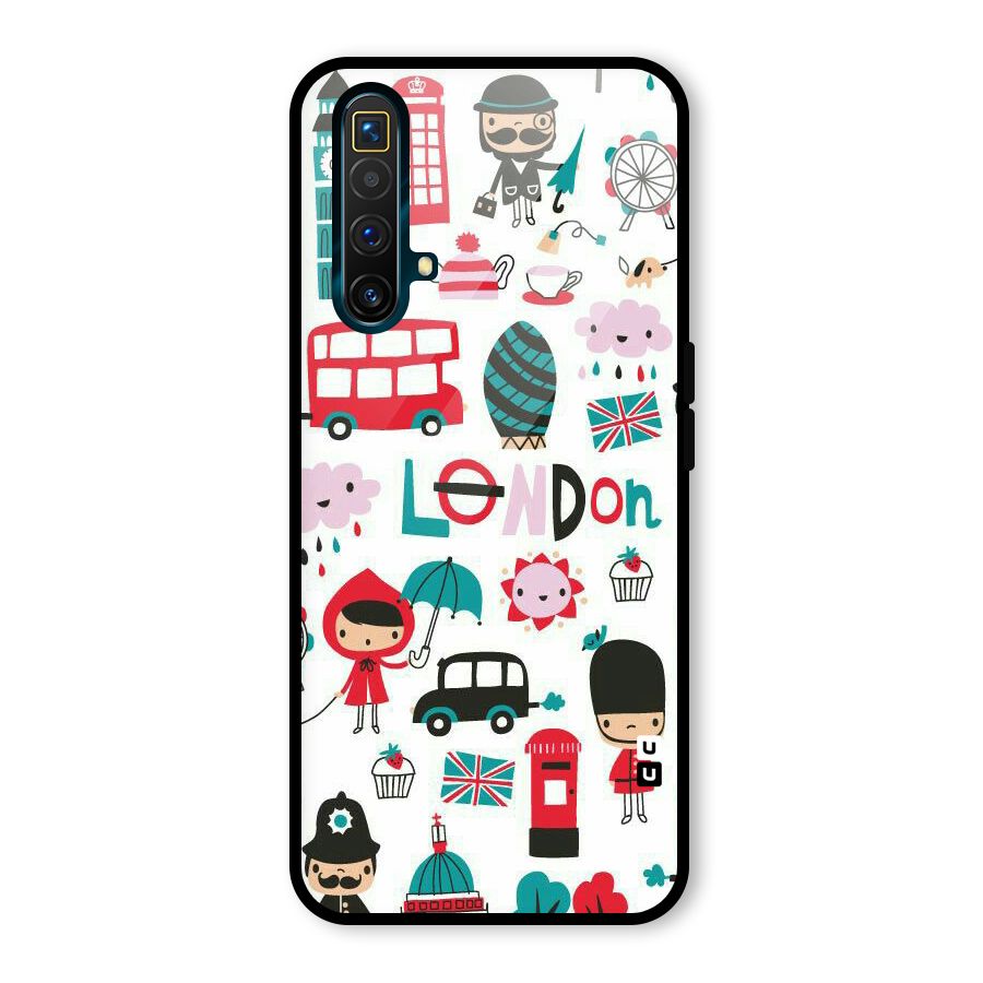 Double Decker Glass Back Case for Realme X3
