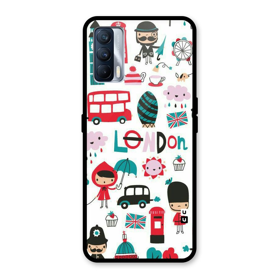 Double Decker Glass Back Case for Realme X7