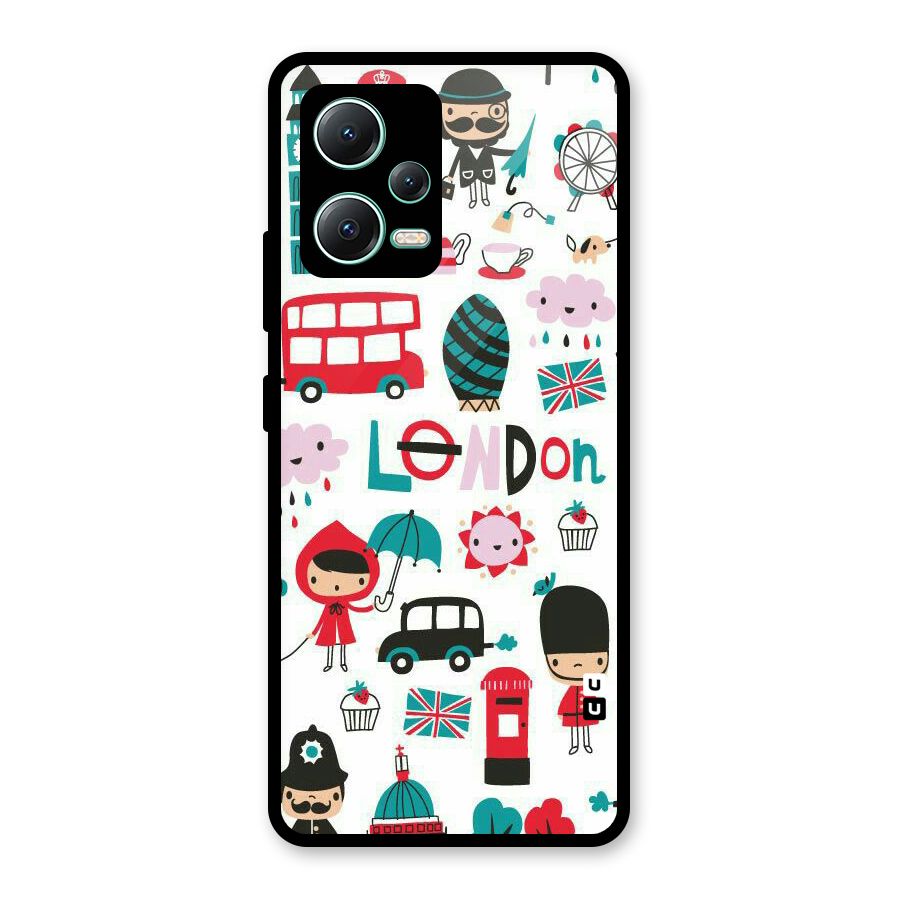 Double Decker Glass Back Case for Redmi Note 12 5G