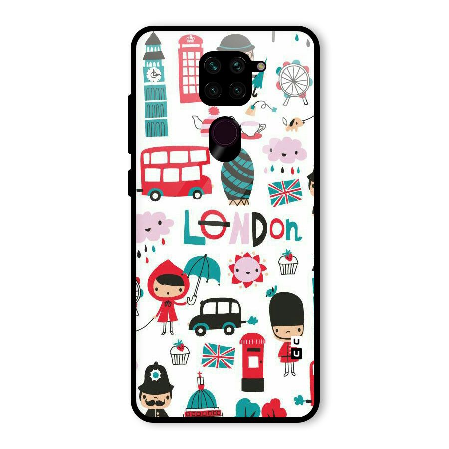 Double Decker Glass Back Case for Redmi Note 9