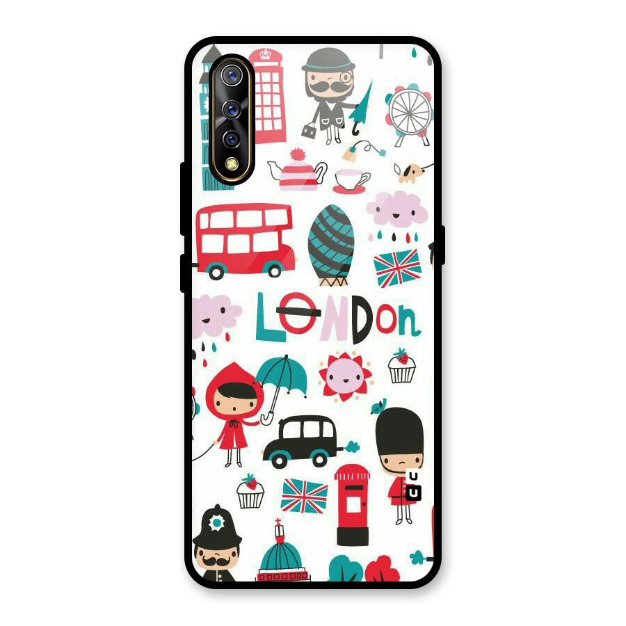 Double Decker Glass Back Case for Vivo S1