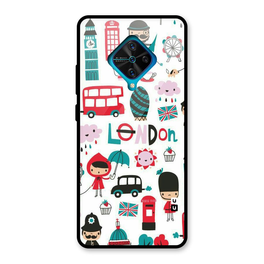 Double Decker Glass Back Case for Vivo S1 Pro