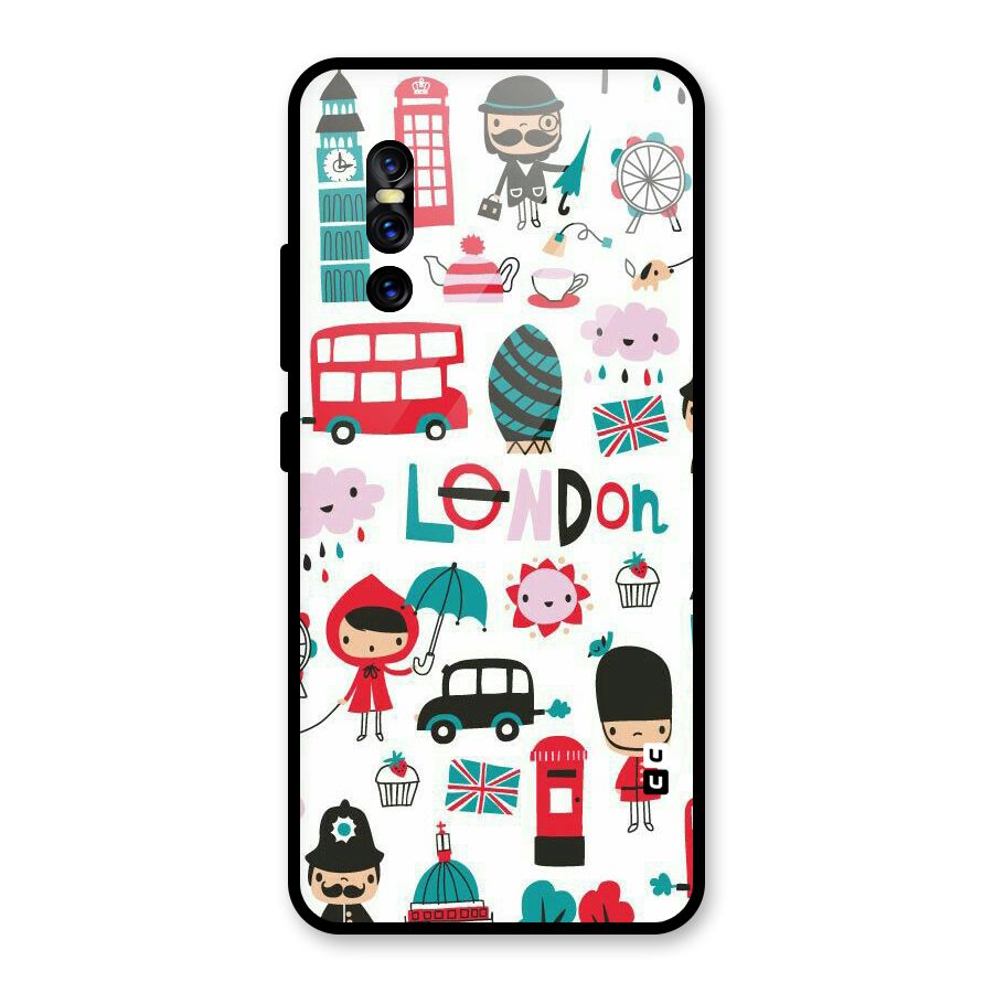 Double Decker Glass Back Case for Vivo V15 Pro