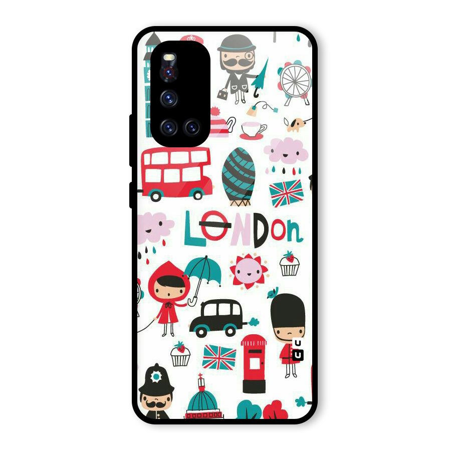 Double Decker Glass Back Case for Vivo V19