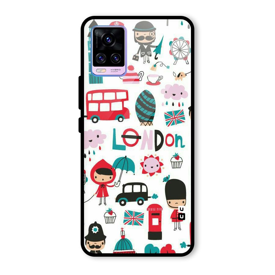 Double Decker Glass Back Case for Vivo V20 Pro