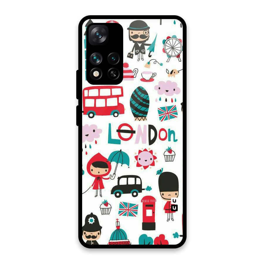 Double Decker Glass Back Case for Xiaomi 11i HyperCharge 5G
