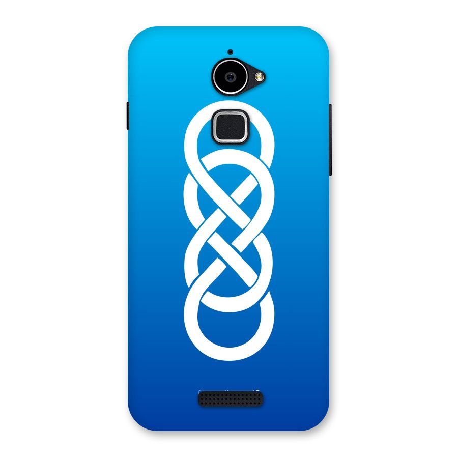 Double Infinity Blue Back Case for Coolpad Note 3 Lite