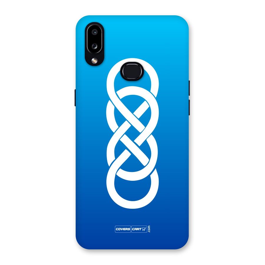 Double Infinity Blue Back Case for Galaxy A10s