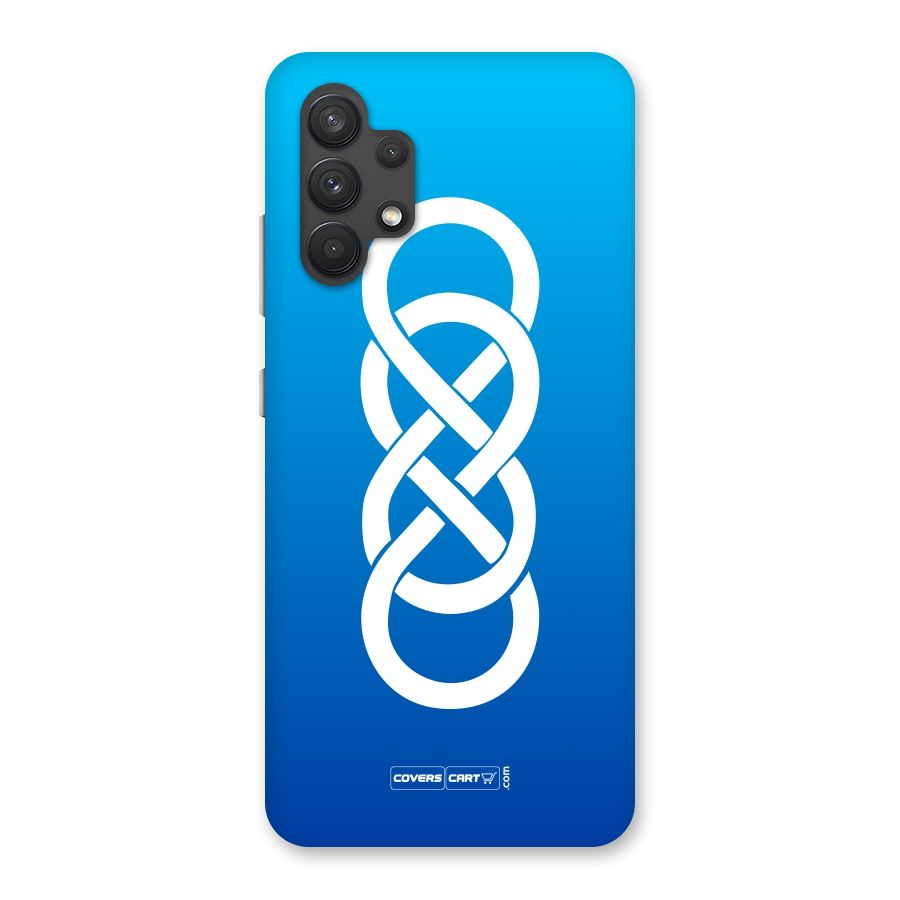 Double Infinity Blue Back Case for Galaxy A32
