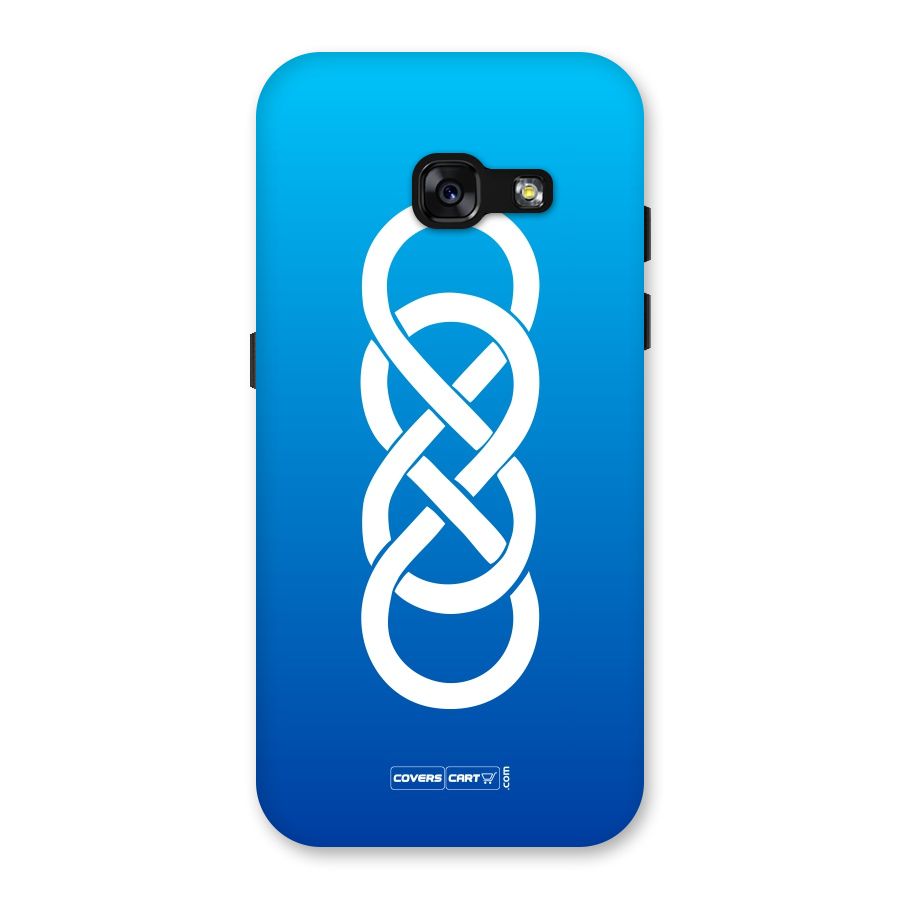 Double Infinity Blue Back Case for Galaxy A3 (2017)