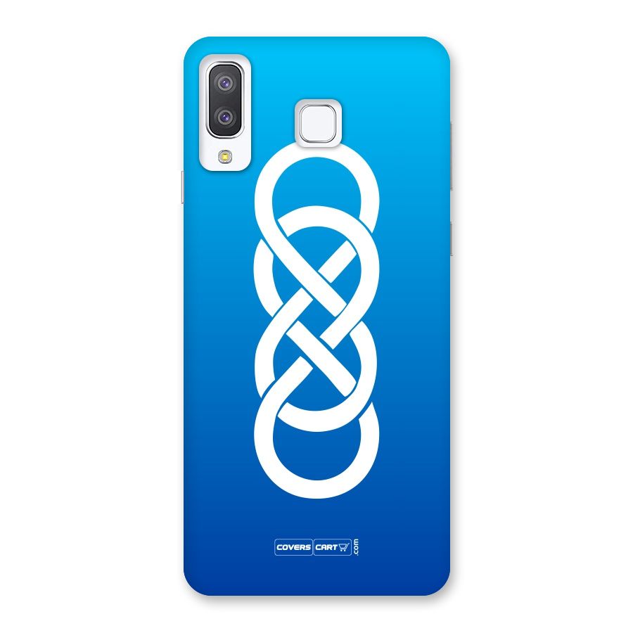 Double Infinity Blue Back Case for Galaxy A8 Star