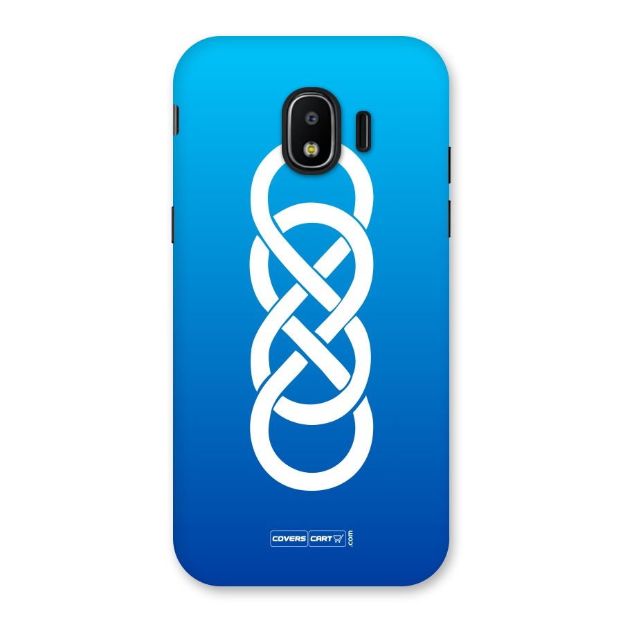Double Infinity Blue Back Case for Galaxy J2 Pro 2018