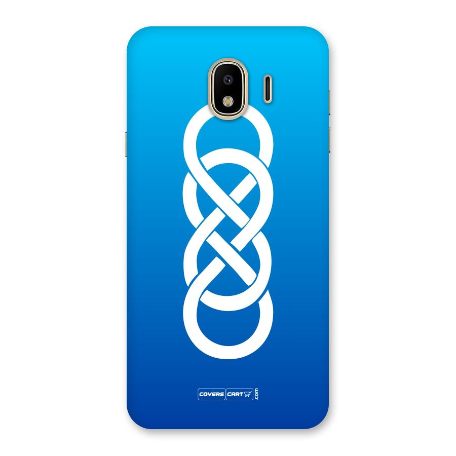 Double Infinity Blue Back Case for Galaxy J4