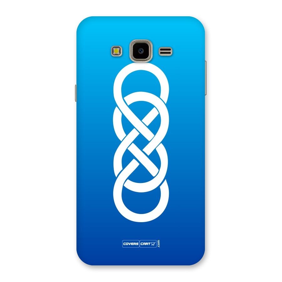 Double Infinity Blue Back Case for Galaxy J7 Nxt