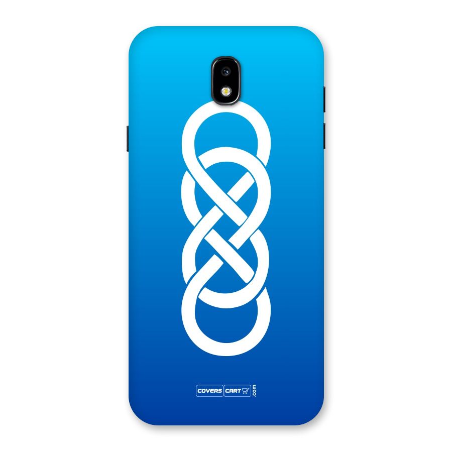 Double Infinity Blue Back Case for Galaxy J7 Pro