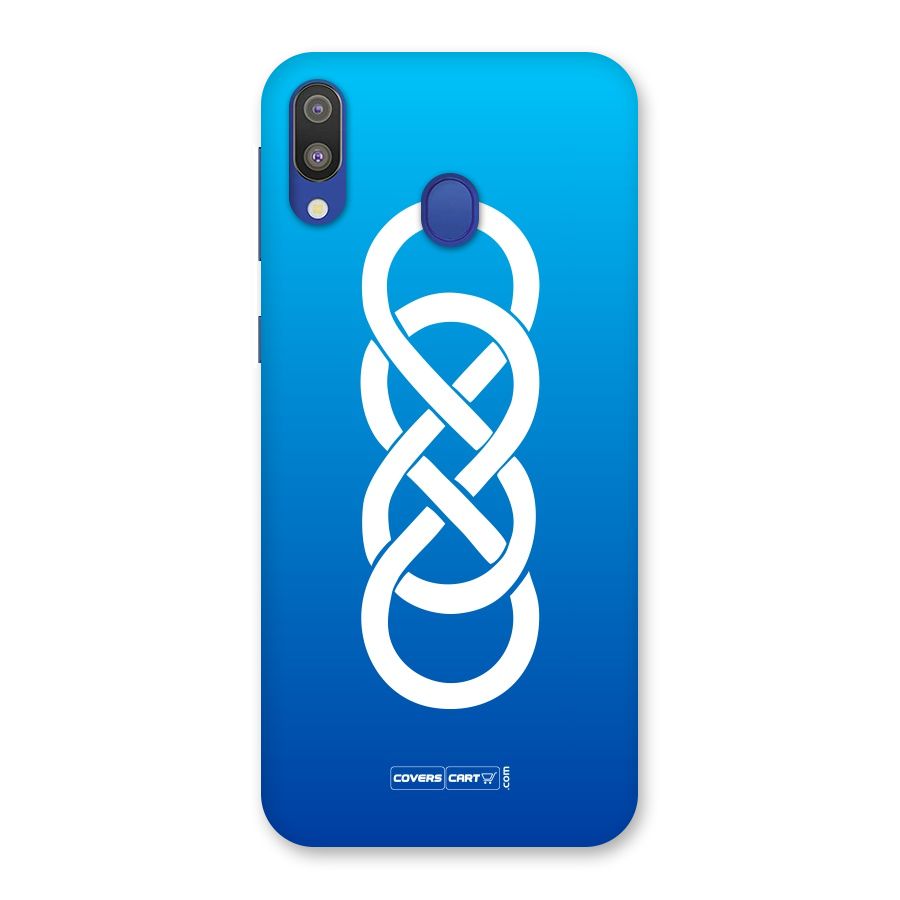 Double Infinity Blue Back Case for Galaxy M20