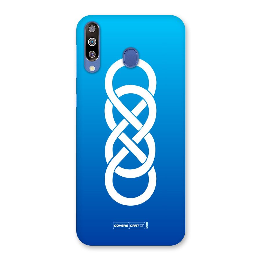Double Infinity Blue Back Case for Galaxy M30
