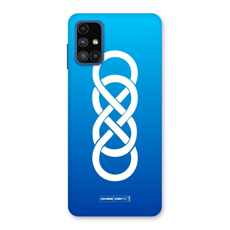 Double Infinity Blue Back Case for Galaxy M51