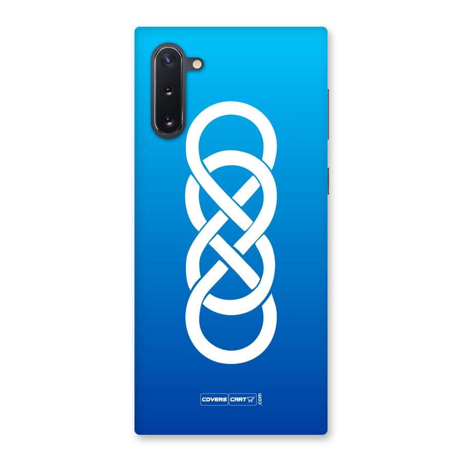 Double Infinity Blue Back Case for Galaxy Note 10